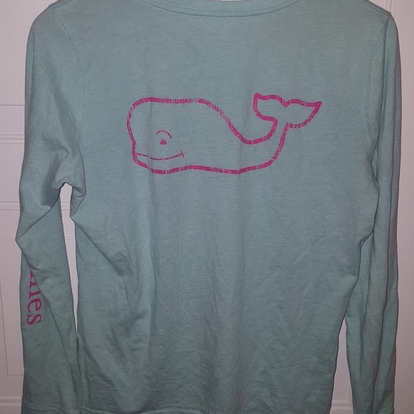 Vineyard Vines Women’s Long Sleeve Mint Green Size S - Picture 3 of 4